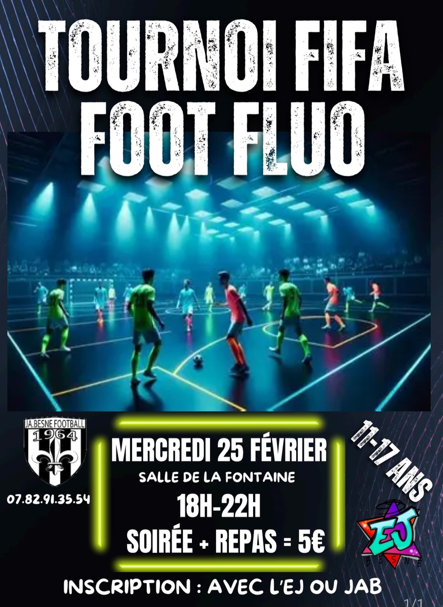 Tournoi FIFA Foot Fluo