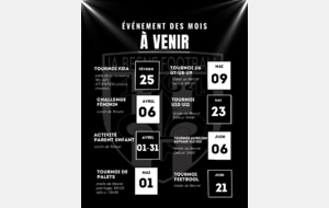 évènement à venir