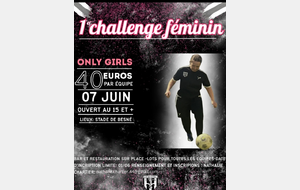 Challenge féminin le 07 juin