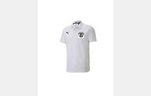 Polo blanc Adulte Homme