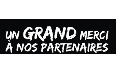 Remerciements à nos sponsors