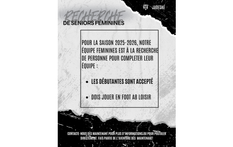 Recherche de seniors féminines