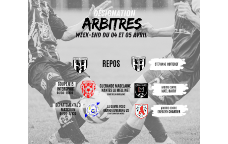désignation arbitre